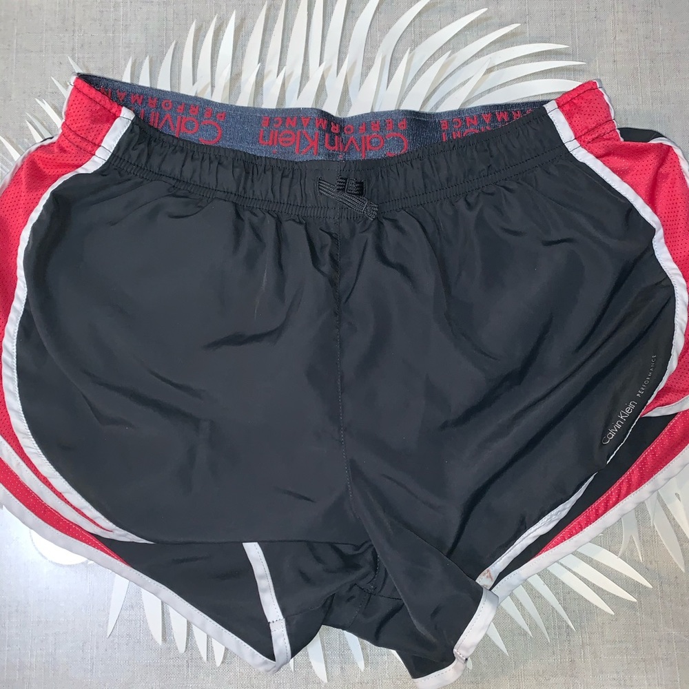 SOLD 🚫 Calvin Klein Pink and Grey Track Shorts